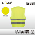 reflective safety vest strap safety vest work jackets high visibility clothing with 3M reflective tape EN ISO 20471